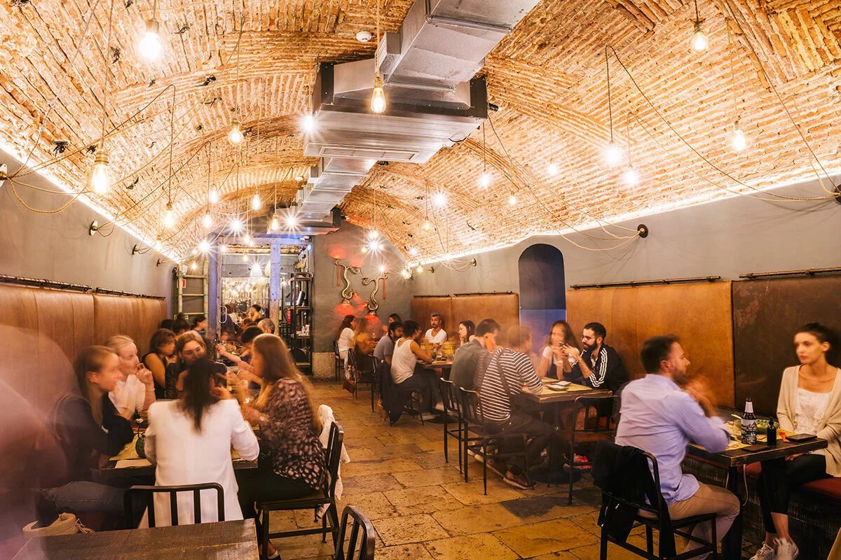 Guests enjoying the Boa-Bao restaurant in Lisbon